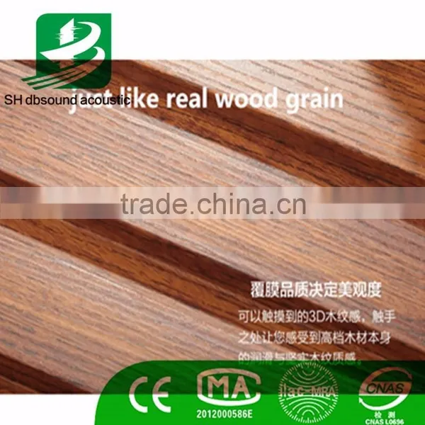 Fire Resistant Wpc Wall Panel for Hotel Decoration