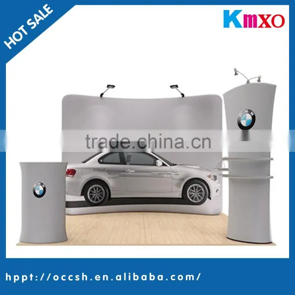 High Grade Fabric Display Stand Banner for Car Exhibition Booth