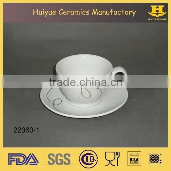 Porcelain Espress Set, Espresso Set With Decal photo-6