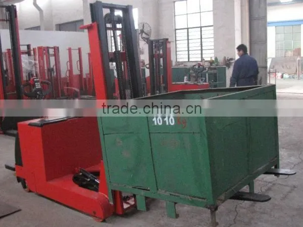 1 Ton 2.5m Adjustable Electric Pallet Counter Balanced Fork Lift photo-2