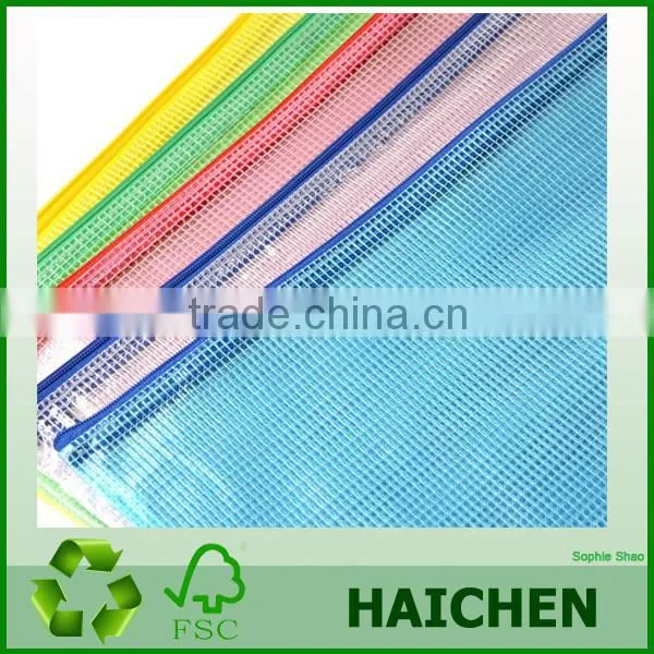 Cheap Colourful Vinyl Zipper File Bags photo-2