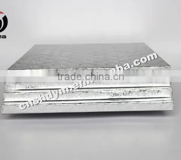 Rectangle High Quality Foil Corrugated Cake Drums photo-5