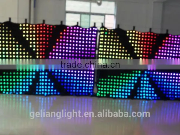 High Quality Fireproof Curtain / Flexible Soft Led Decoration Curtain photo-5