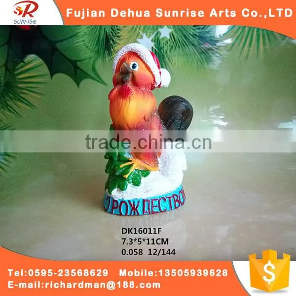 High Quality Ceramic Cock for Christmas Decoration