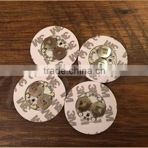 Promotional Adhesive Led Flashing Coaster Bottle Sticker Quality Choice photo-5
