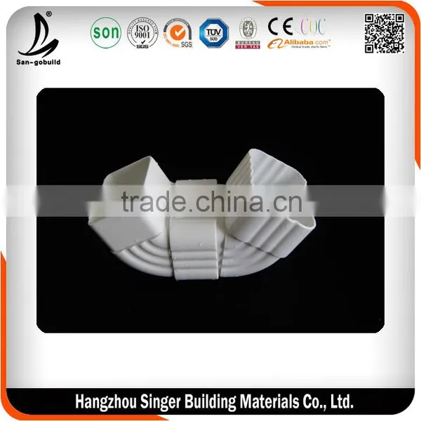 Other Plastic Materilas, Rain Gutter, PVC Downspout For Roof Drainage System photo-4