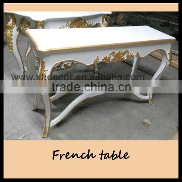 Antoinette Louis XV Hall Table French Style Luxury Resin Console Table