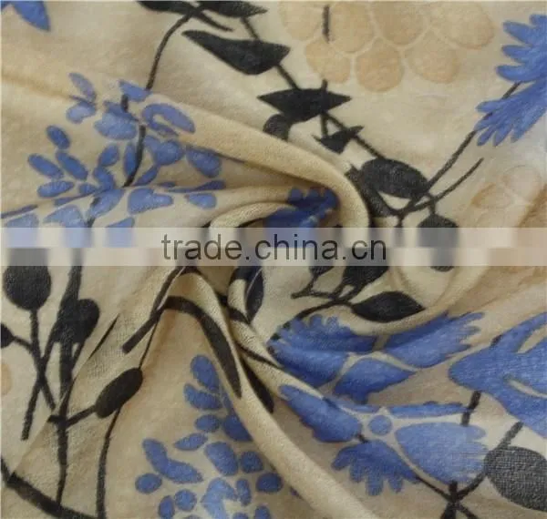 2015 New Fashion Tree Printed Wool Scarf photo-4