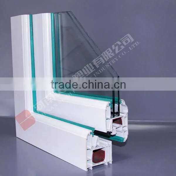 Plastic Frame Material Pvc Windows, Swing Open Style Upvc Window, Upvc Profile photo-4