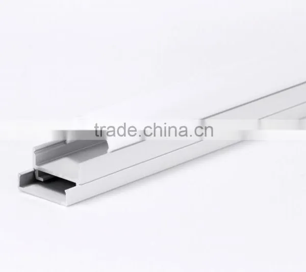 Hot square aluminum profile with round diffuser for led ceiling light