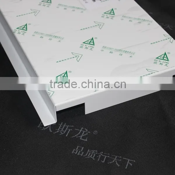 Superior Quality E - Shaped Aluminum Metal Square Ceiling Tiles Decoration photo-2