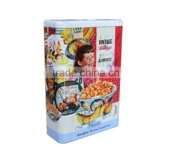 Good Quality Rectangular Tin Box for Card Packing Gift Tin Box photo-2