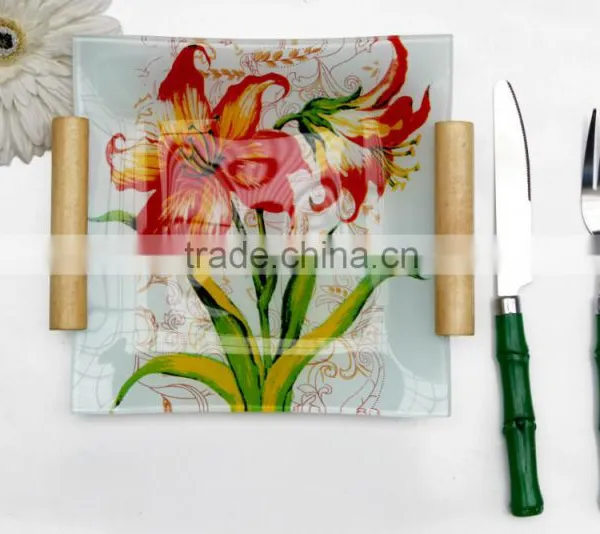 2015 New Sell Well Clear Glass Plate Product photo-2