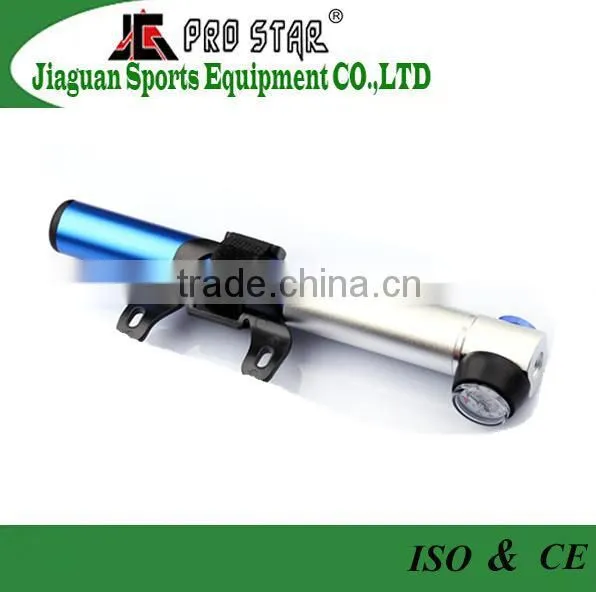 Mountain Bike and Road Bike Pump, Pump With Gauge