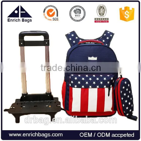 Enrich Cartoon Design Kids Trolley School Bag With Wheel Quality Choice Most Popular photo-3