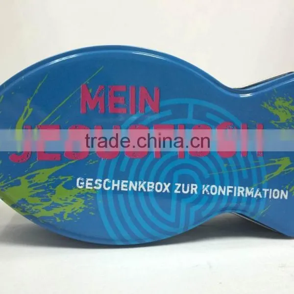 Hot Style Fish Shaped Packaging Tin Box /candy Box/chocolate Box/biscuit Box