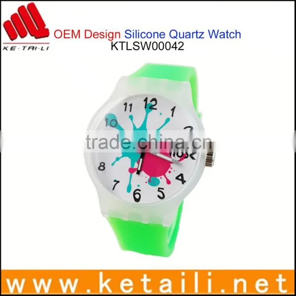 Cheap Promotional Gifts Silicone Rubber Wristband Watch, Silicone Sports Watch photo-6