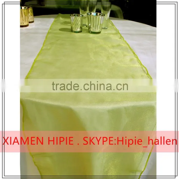 Round Pink Organza Tablecloth Cover For Banquet Decor photo-3