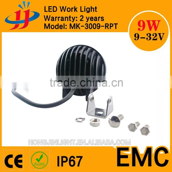 Super Bright 12v 24v Led Working Light 3inch 9w Mini Work Light for Vehicle,atvs,trucks,bus photo-3