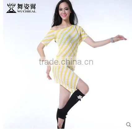 Wuchieal Belly Dance Costume for Practice, Sexi Belly Dance Practice Wear