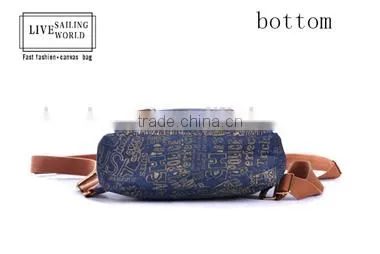 Large Capacity Unisex Handmade Canvas Laptop Bag & Backpack photo-4