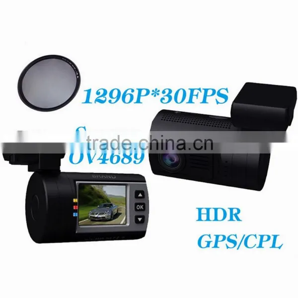 Newest Mini 0806 Car DVR Recorder With Ambarella A7LA50 Scheme Full hd 1296p Car Camera With GPS Tracker Car Dash Camera photo-3