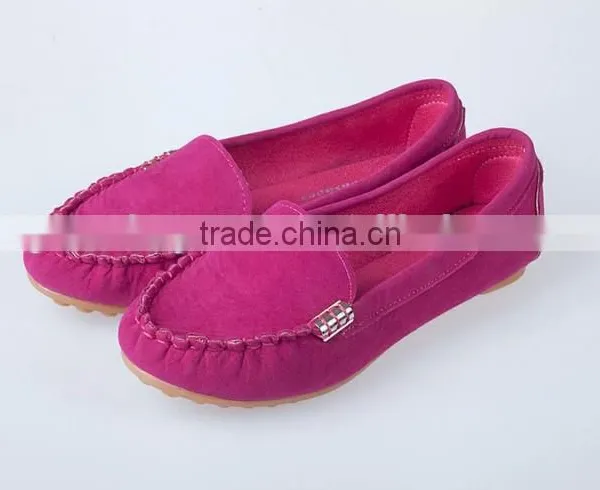 2015 Spring&Autumn Casual Women Flat Shoes Metal Buckle Shoes Stylish Leisure Solid Color Synthetic Pu Free Shipping Shoes photo-4