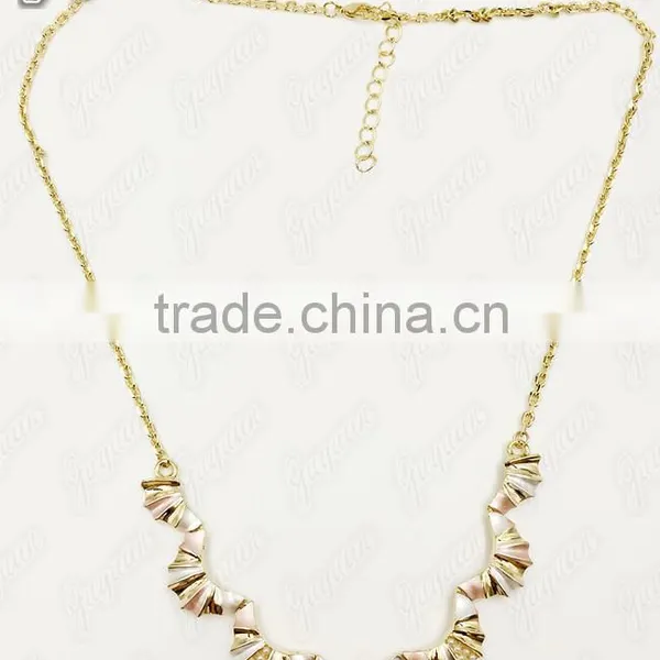 Juyuan Fashion 18K Gold Plated Pendant&Earring Three Color Pearl Set photo-2