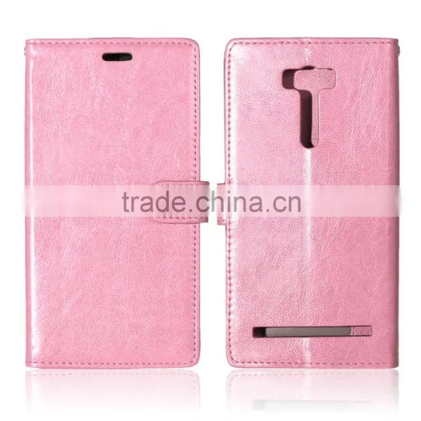 Bag Women 2016 Wallet Leather Case For Asus Zenfone 2 Laser 6.0 ZE601KL Flip Cove photo-2