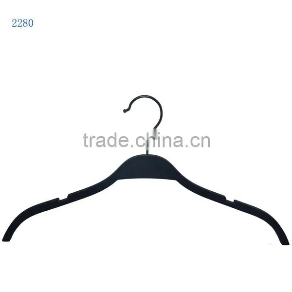 Hot Sale Durable Black Cheap Solid Plastic Hanger For Men photo-6