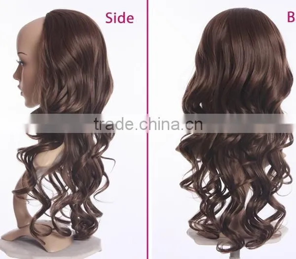 Wig Factory u Part Synthetic Kinky Curly Wig Kinky Twist Braided Lace European Hair Wig photo-3