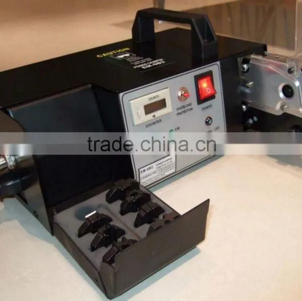 LSD Quality EM-6B1 Electrical Automatic Crimping Tools0.25-10mm2 Terminal Pliers Machine7kinds of Replaceable Die StesAC100-125V photo-2