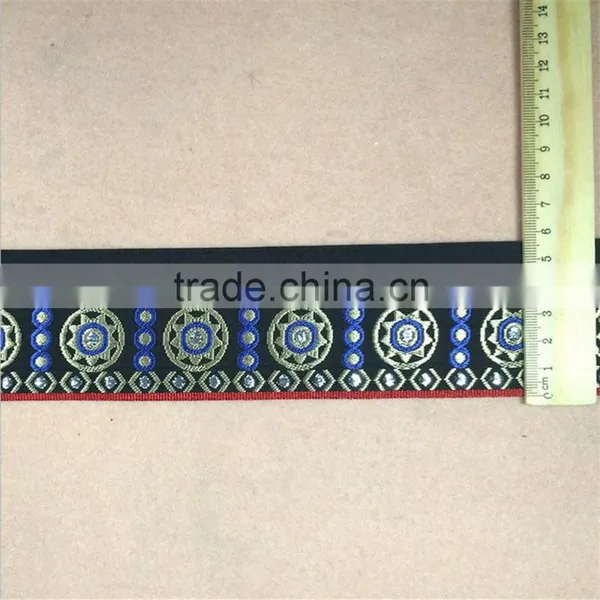 Custom Indian Embroidered Ribbon For Clothing photo-6