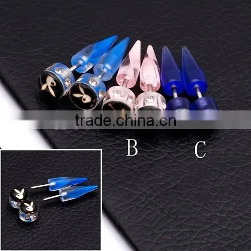New Arrival Stainless Steel Colorful Crystal Body Piercing Jewelry photo-2