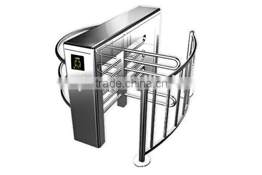 For Shanghai Community Safety Entrance Access Control Automatic Stainless Steel Half Height Turnstile photo-4