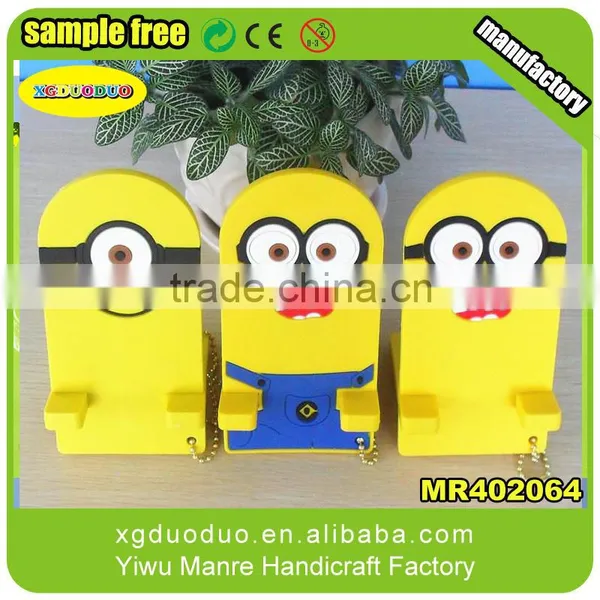 Cute Kitty Carton 3d Soft Pvc Multiple Mobile Phone Holder photo-5