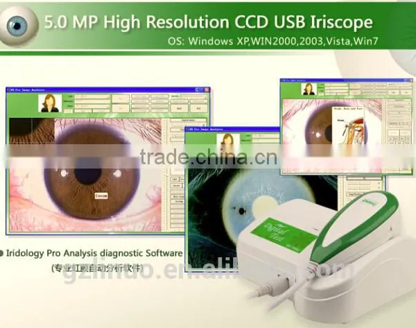 Hot in South Africa 5MP Eye Iriscope Scanner Analyzer