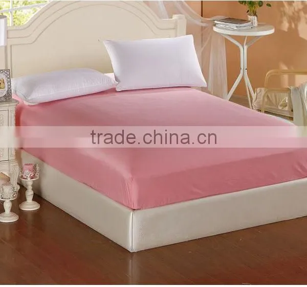 Yellow Or Red Colored Polyester Knit Waterproof Mattress Protector photo-4