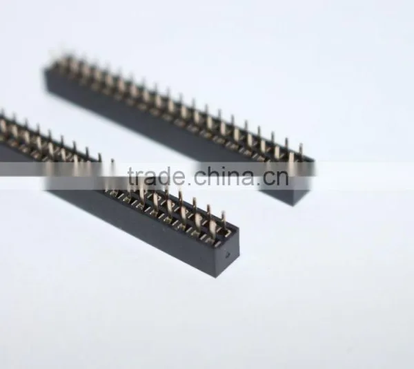2.0mm Double Row Straight Female Header 2~40 Pin photo-2