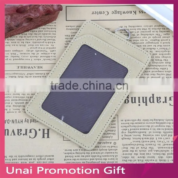 Hot Sale Card Holder Necklace Business ID Leather Badge photo-3