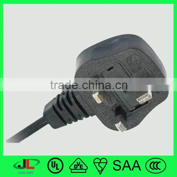 BSI Moulded 3 Prong Plug Extension Cords Flat Plug Electric Wires photo-2