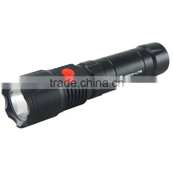 High Lumens Aluminium 3W COB Led Flashlight Tactical Flashlight Stretch Led Light photo-2