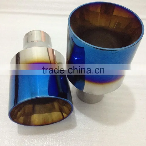 Bule Coated Exhaust Tips/exhaust Muffler Pipe