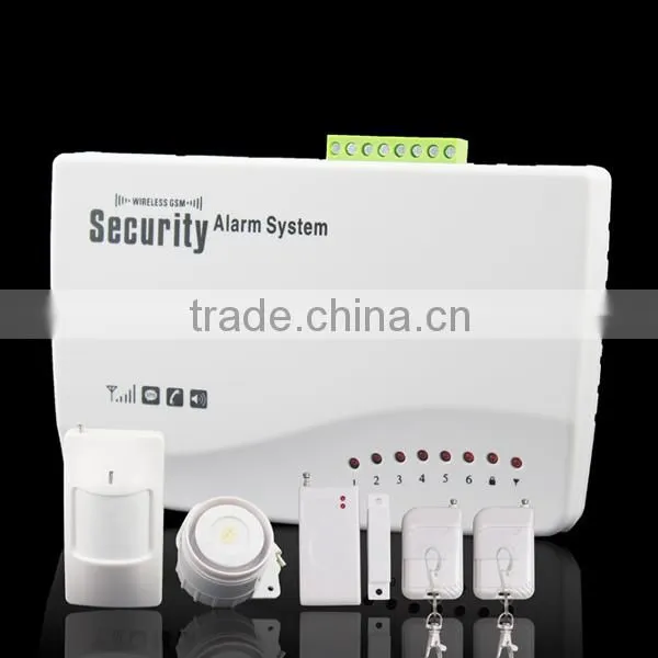 Wireless Intruder Alarms - GSM Home Alarm System With English Voice Prompt