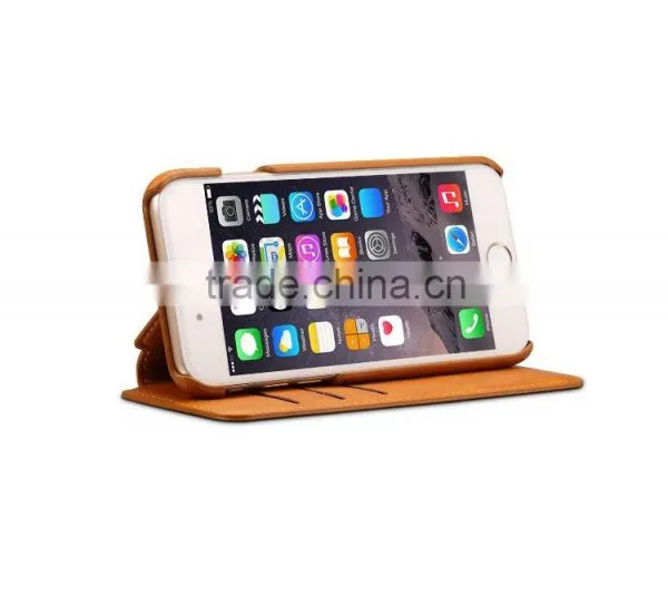 Leather Wallet Mobile Phone Case Stand With Card Slot for IPhone 7 IPhone 6/6S Flip Cover Wallet Case photo-6