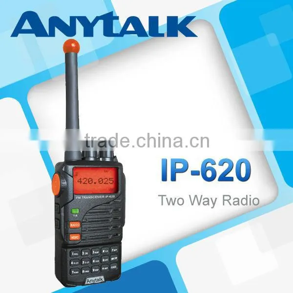 IP-620 Waterproof IP-65 Two Way Radio With Big LCD+keypad