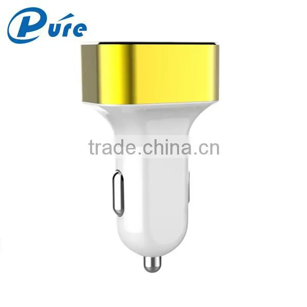 Factory Newest Multi Port Universal 5v 5.2A 3 Usb Car Charger With Blue LED Indication photo-3