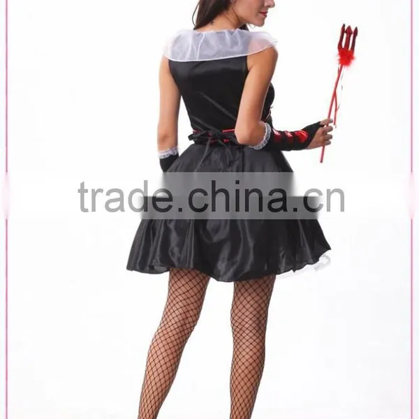 High Quality Fairytale Costumes Red Heart Queen Costume Ladies Halloween Costumes photo-6