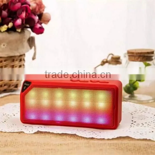 Car Speaker Bluetooth Colorful LED Light Blutooth Speaker photo-2