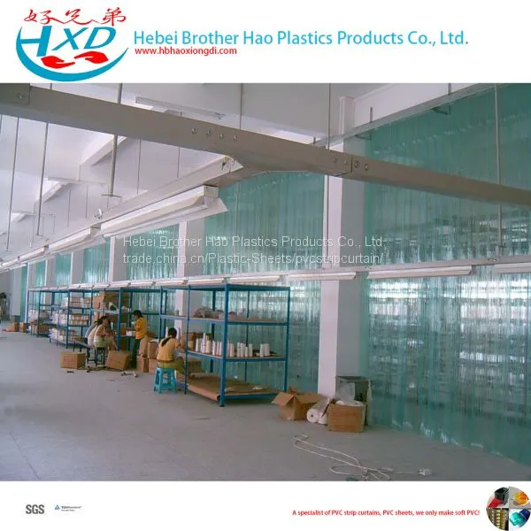 ESD Transparent Soft Plastic Strip Curtain Door Rolls photo-5